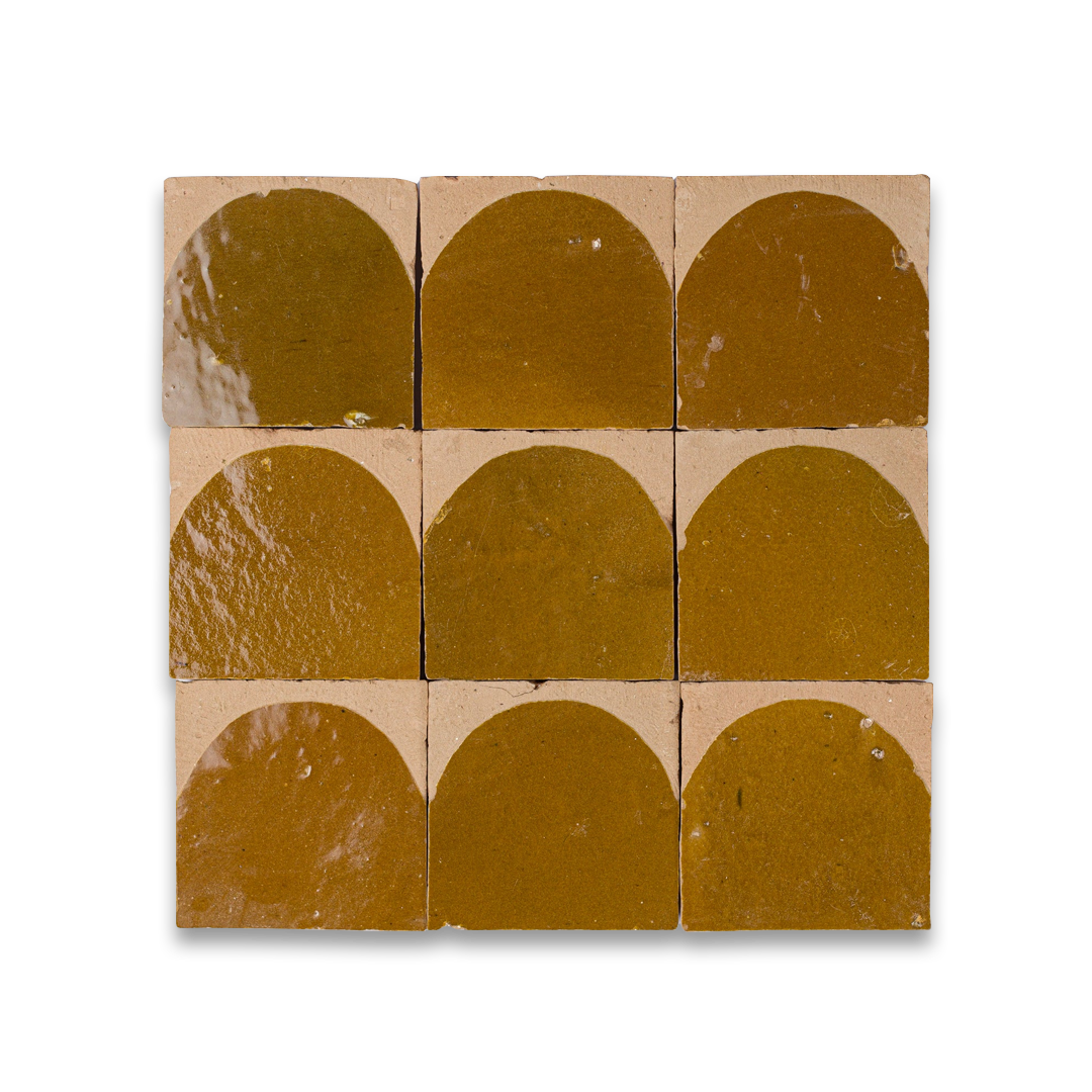 Amber Arch Terracotta Zellige