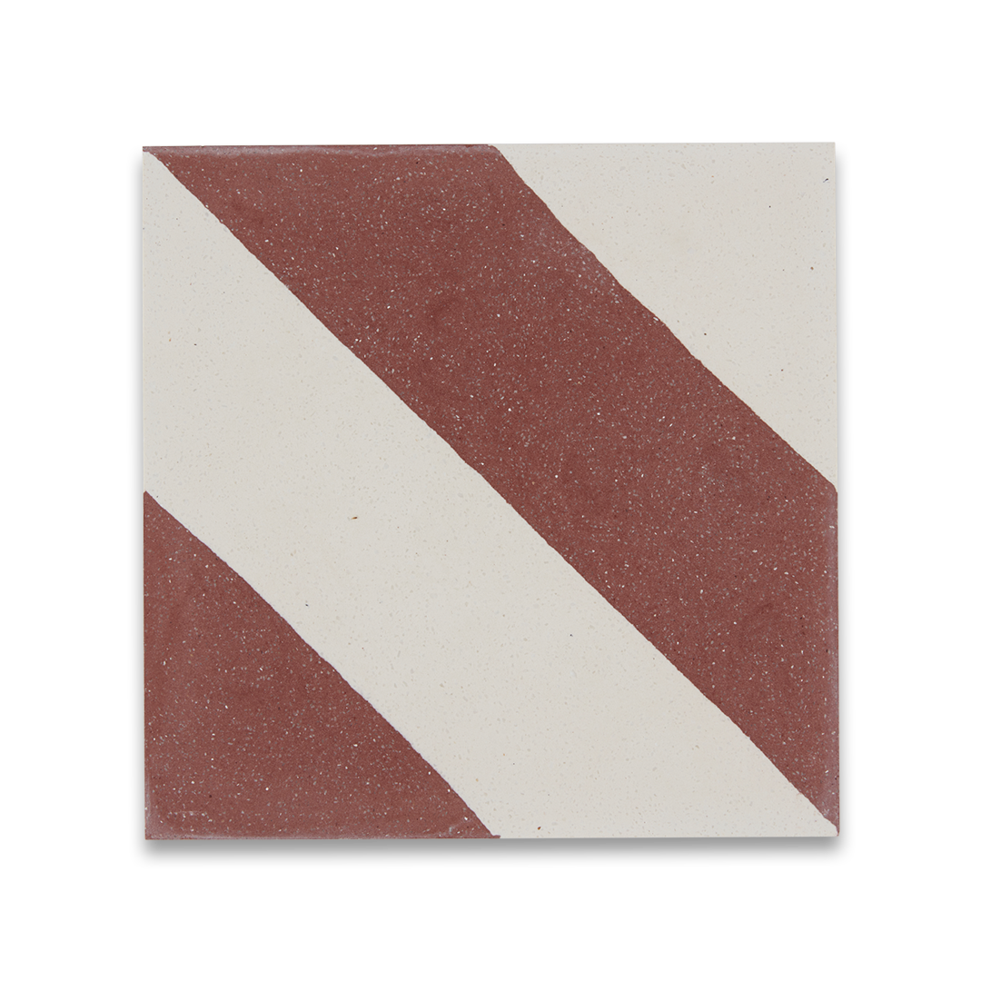 Cross Stripe Burgundy