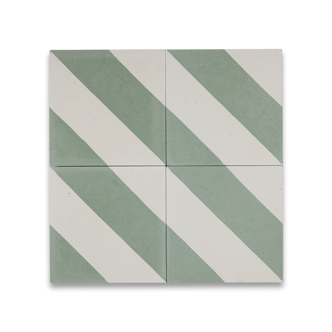 Cross Stripe Green