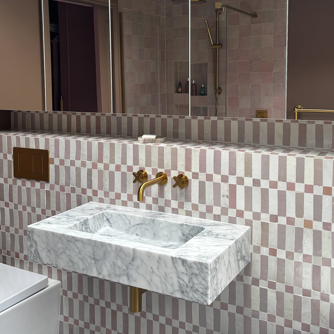 Marrakesh Stripes in Desert Rose