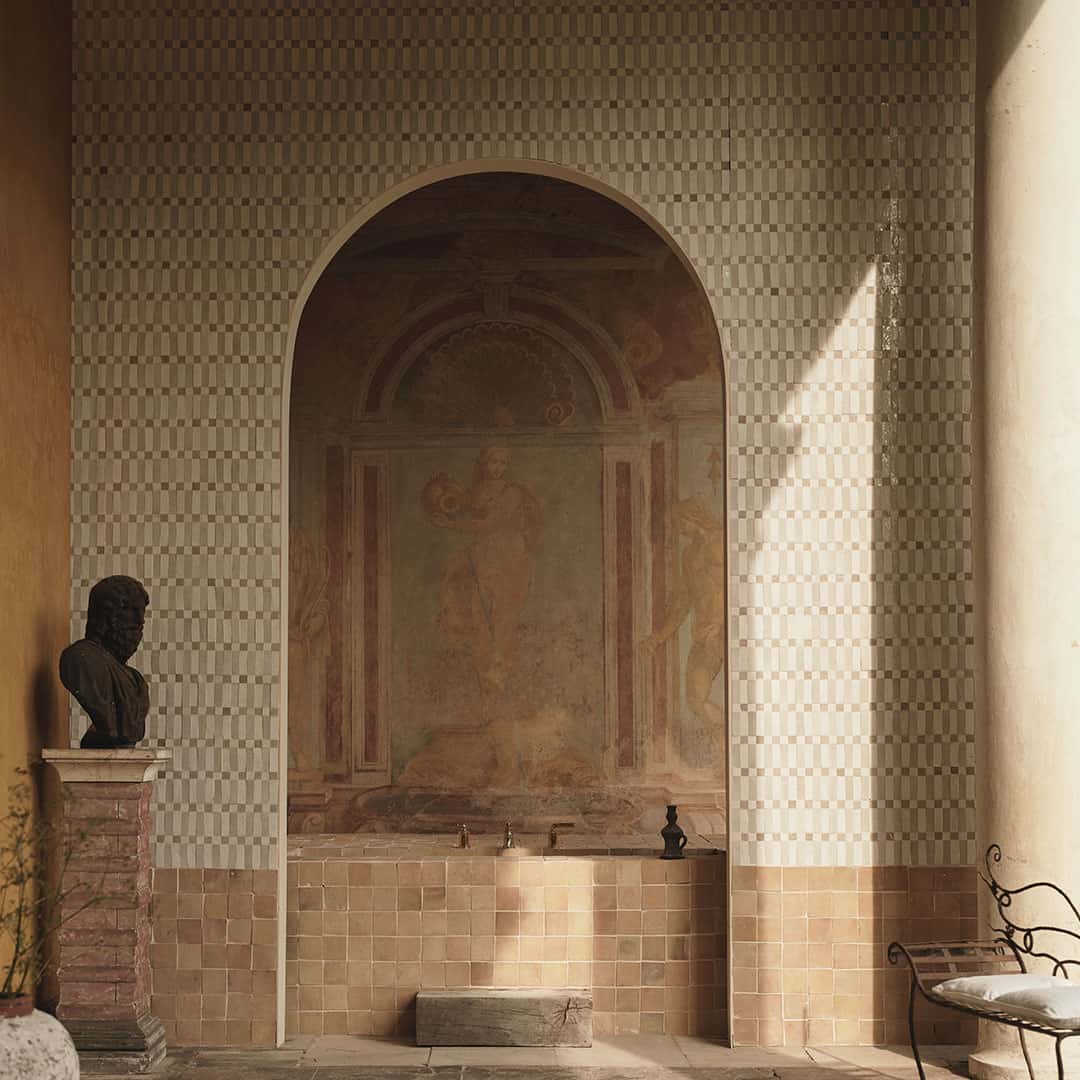 Marrakesh Stripes in Travertine