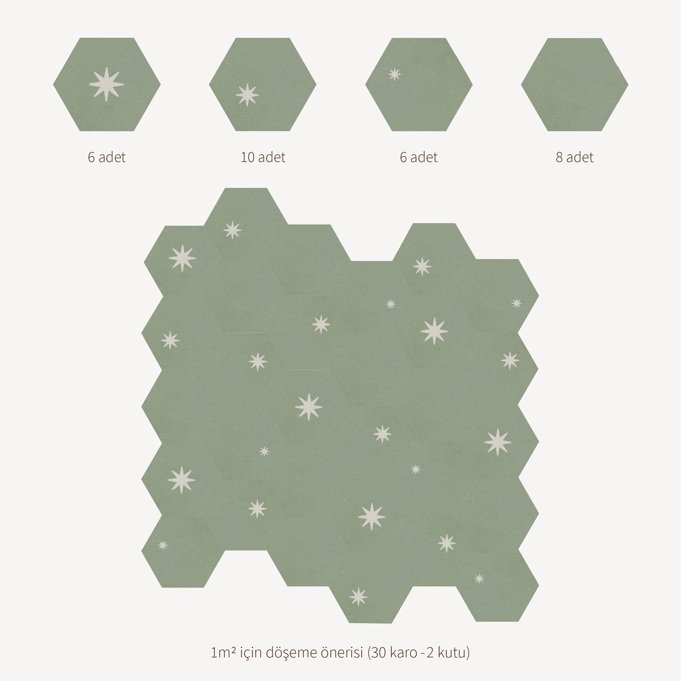 Starry Night Light Green