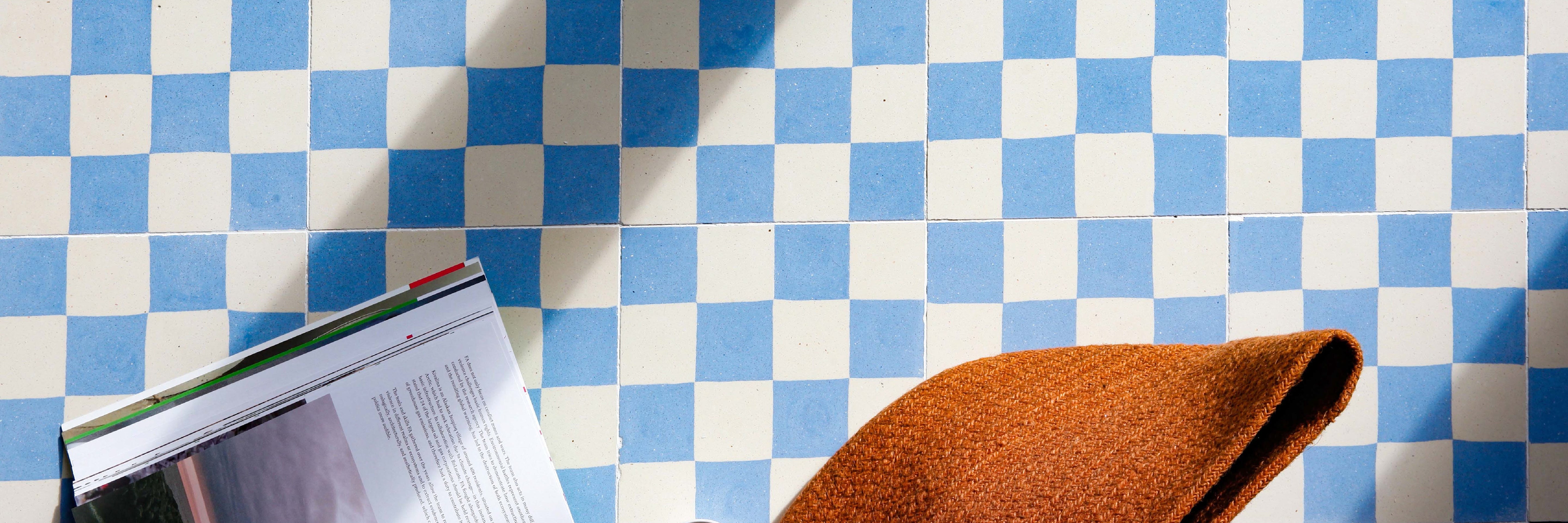 Geometrik Desenli Çimento Karolar