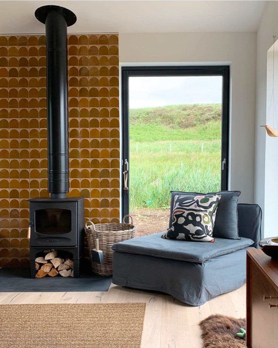  Moroccan Amber Arch Terracotta Zellige Tile