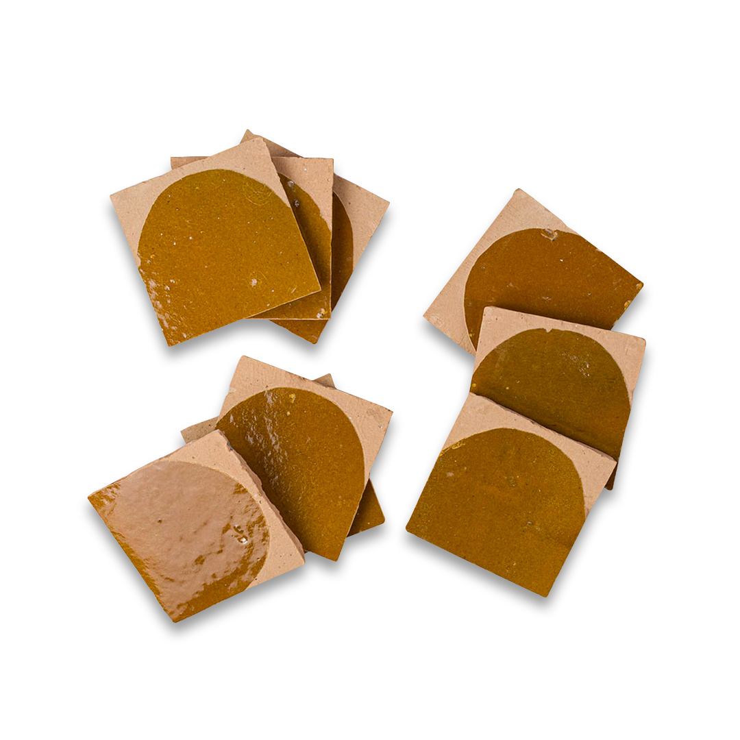 Amber Arch Terracotta Zellige