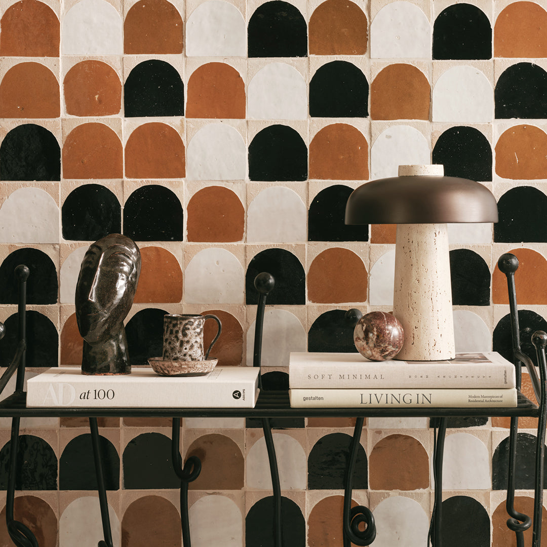 Amber Arch Terracotta Zellige