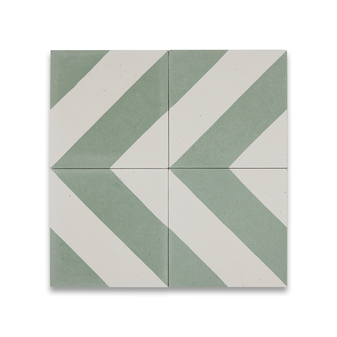 Cross Stripe Green