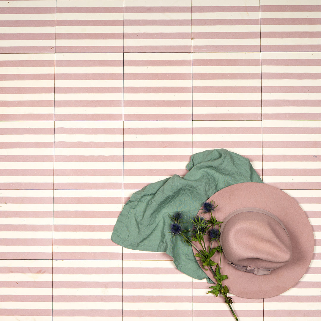 Dirty Pink Stripes