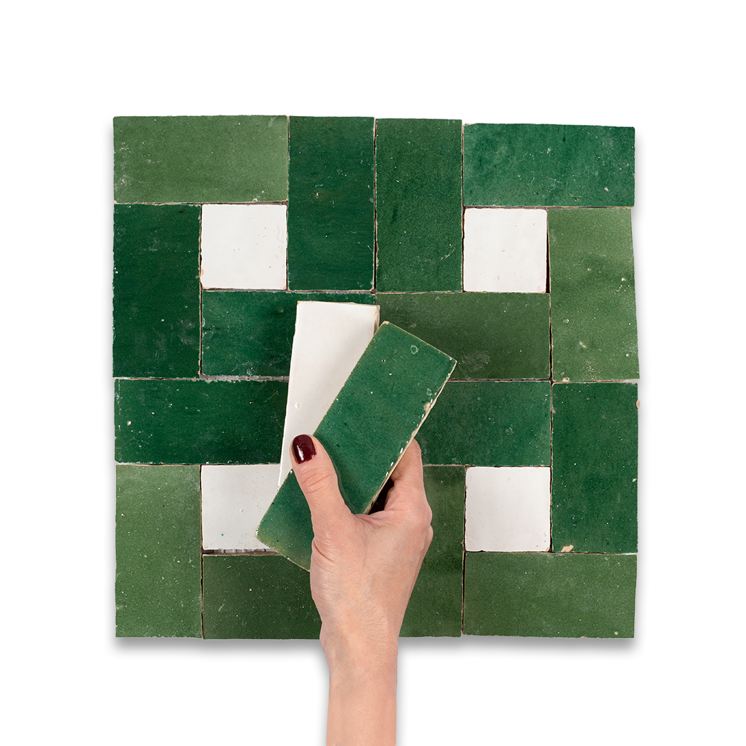 Marrakesh Maze in Dark Green