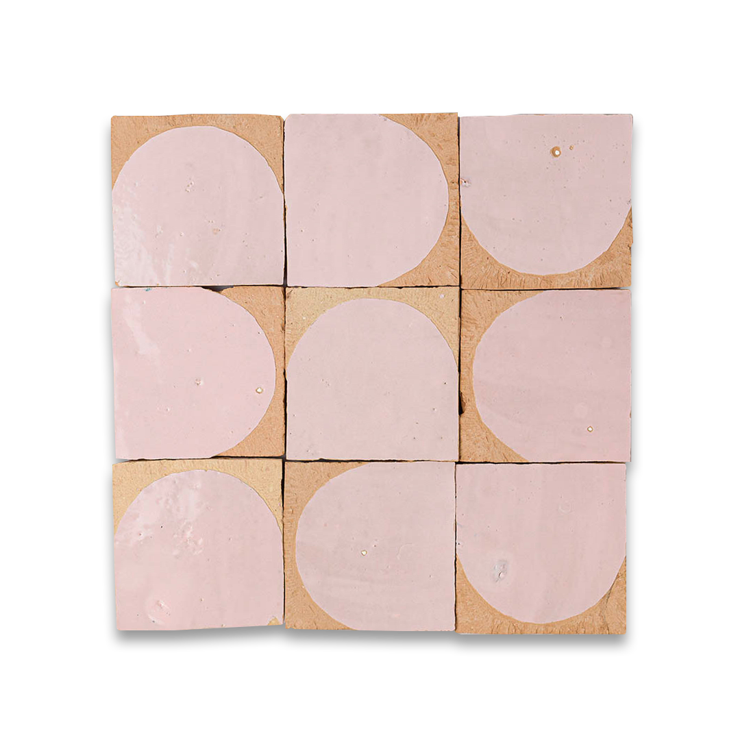 Pink Arch Terracotta Zellige